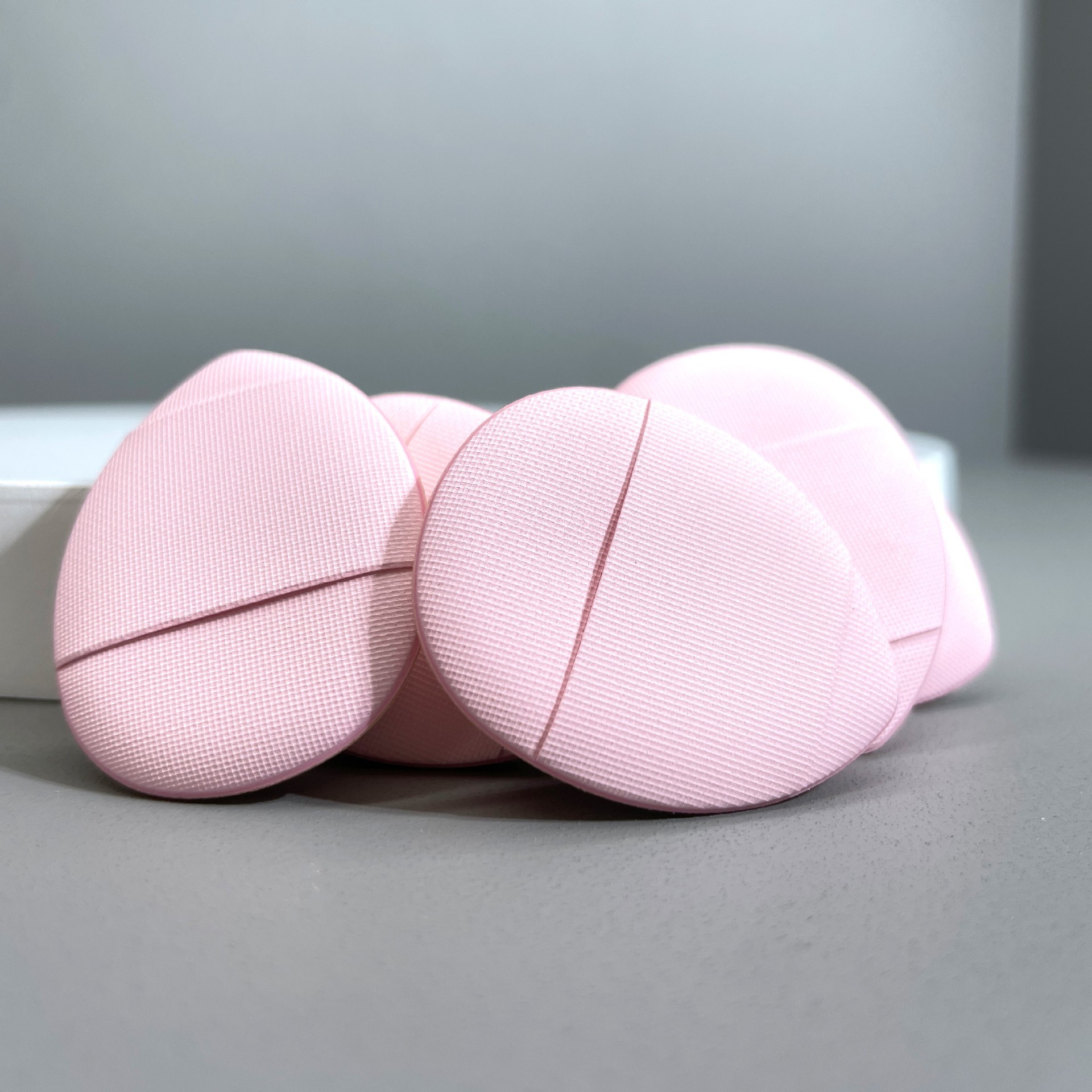 Set di spugnette per il trucco ultra morbide a forma di dito, mini, con cuscinetto, a forma di flacone, tinta unita_voghion.com