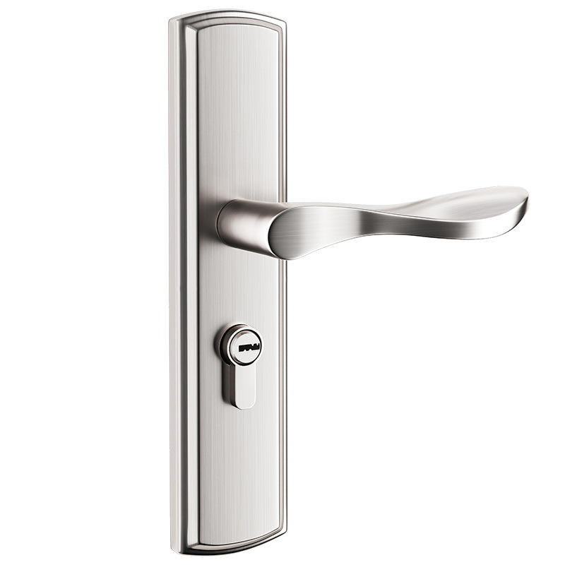 Puerta universal puerta de madera cerradura agujero-libre ajustable puerta manija dormitorio interior puerta cerradura hogar