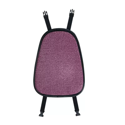 Seat cushion, seat cover – Car Seat Cushion Leather Diamond-Encrusted - pink-diamond-gypsophila-single-piece-headgear