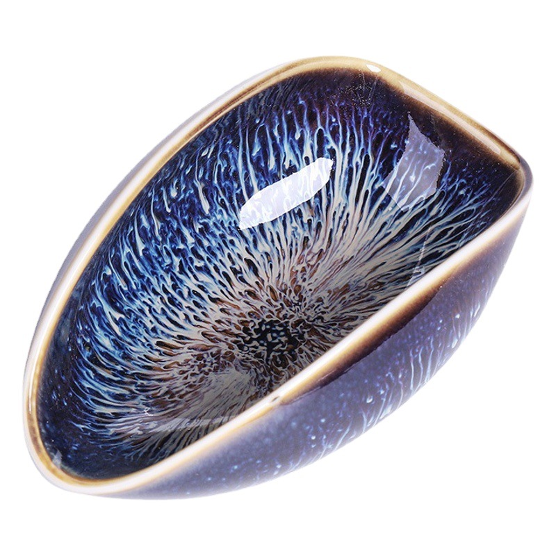 Venta al por mayor vintage té de cerámica loto estilo creativo hecho a mano cucharadita cuchara de té pala de té hogar Kung Fu ceremonia del té Accesorios