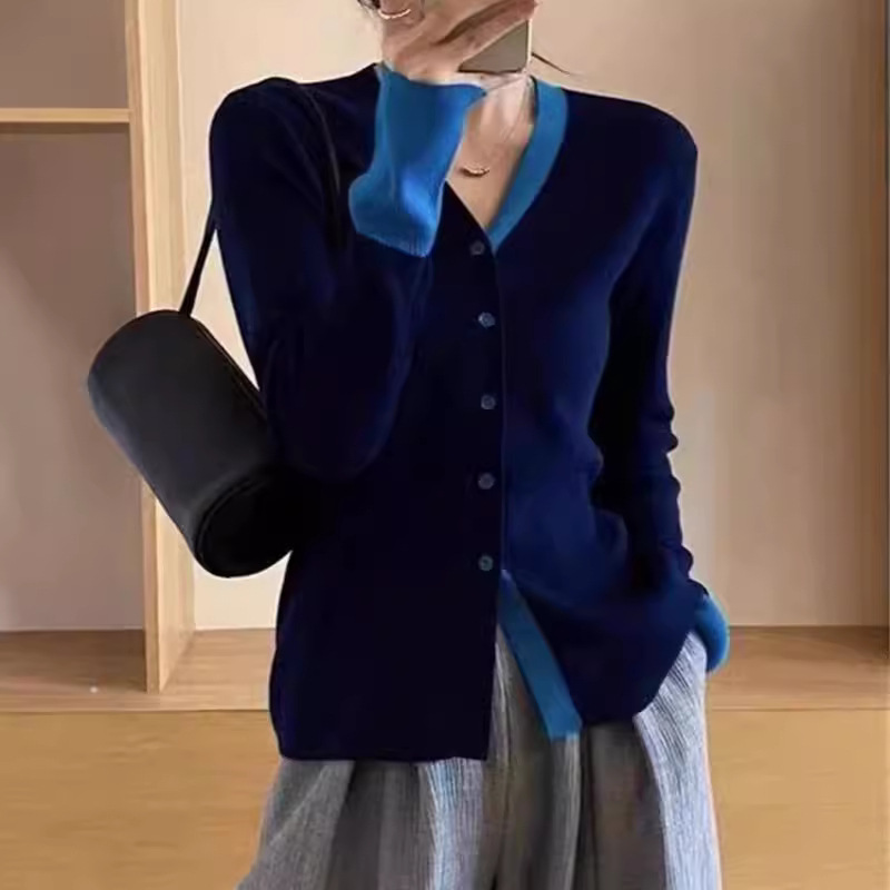 Woolen autumn elegant cardigan