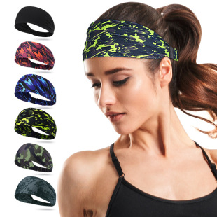 Shipping Sweat-absorbent Headband Basketball Running Non-slip Anti-sweat Headband Headband Headband Yoga Fitness Anti-sweat Headband