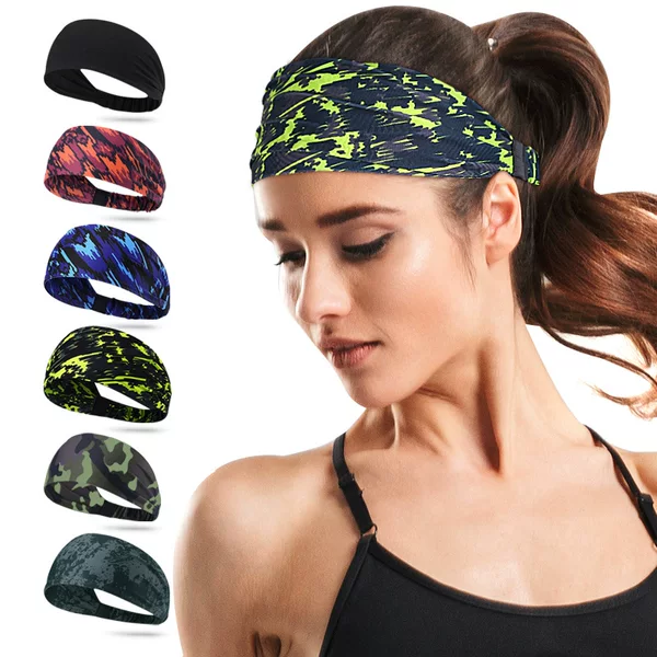 Shipping Sweat-absorbent Headband Basketball Running Non-slip Anti-sweat Headband Headband Headband Yoga Fitness Anti-sweat Headband
