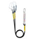 Aerial Work Safety Belt double hook five-point lanyard accessories buffer bag safety rope safety belt connecting rope