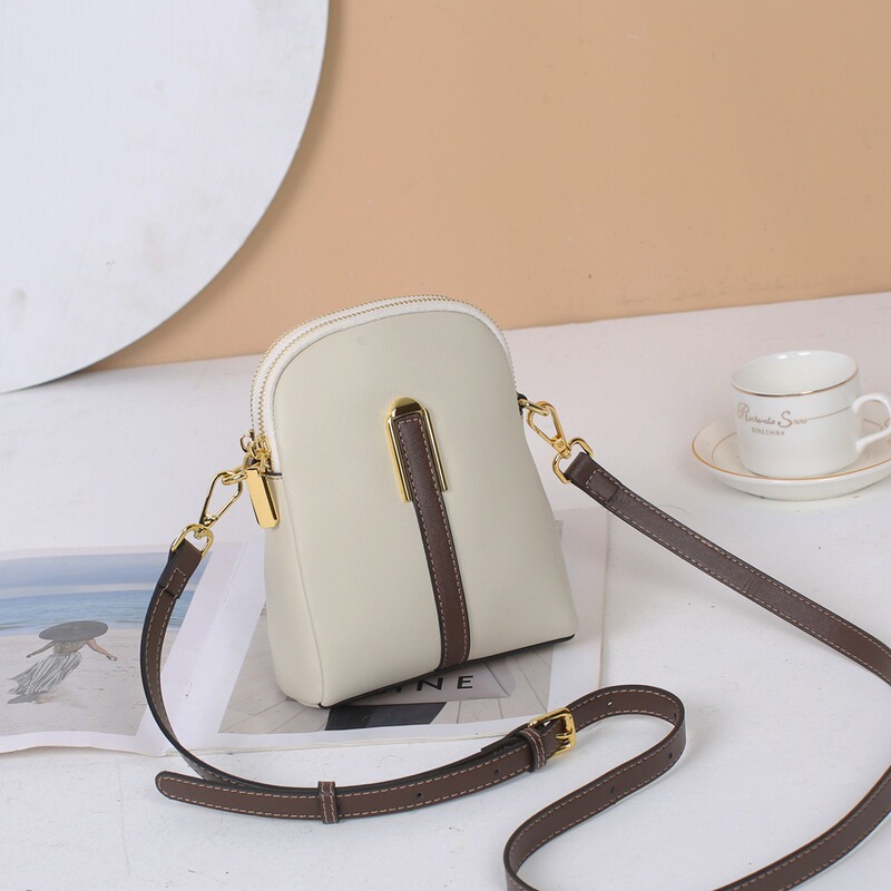 Fashion All-match Mobile Phone Bag Mini Crossbody Bag New Genuine Leather Women's Bag Explosive Women's Coin Purse Shoulder Bag 9187