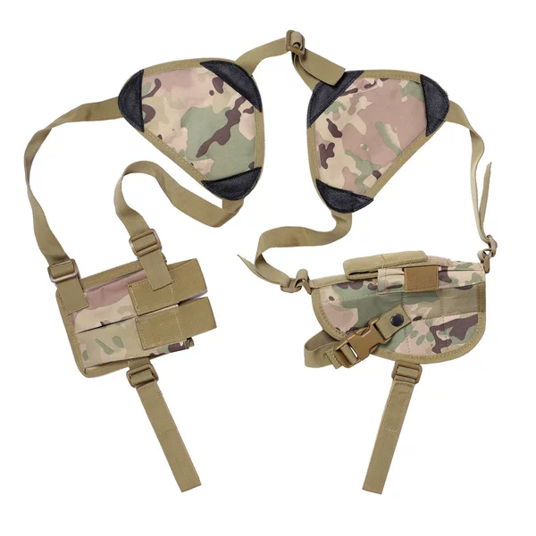 Outdoor Tactical Armpit Holster Multi-Purpose Adjustable Soft Shoulder Tactical Portable Hidden Armpit Magazine Bag