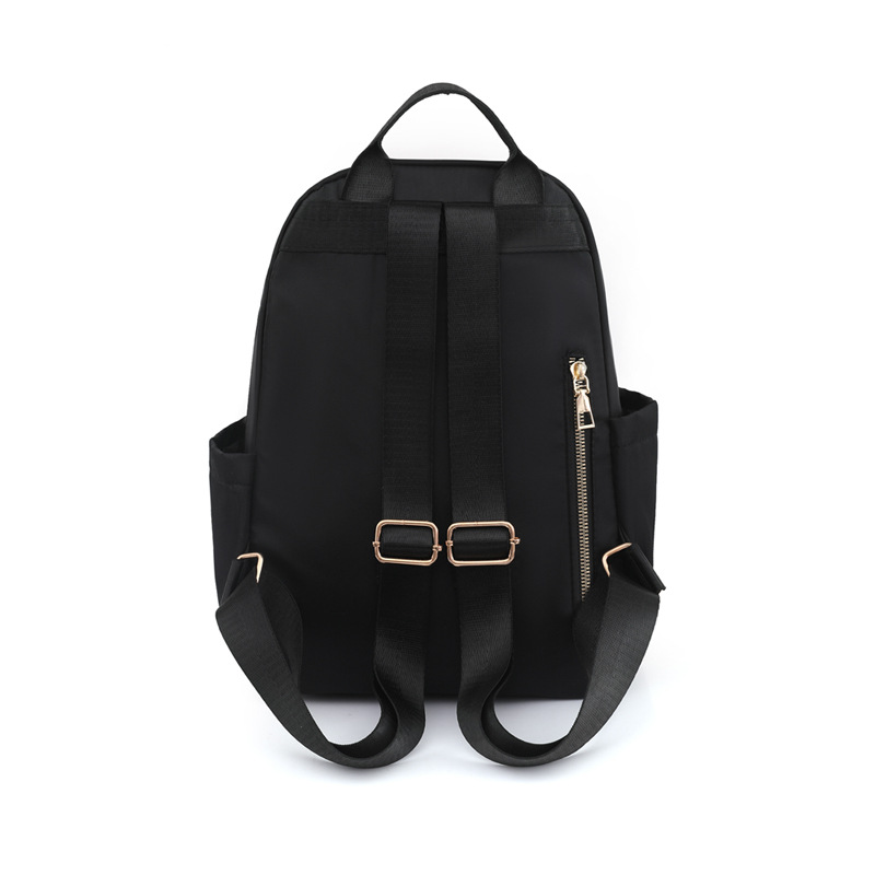 Transfronterizo al por mayor 2023 nueva mochila de nailon casual para mujer, mochila de viaje de gran capacidad literaria simple, mochila escolar