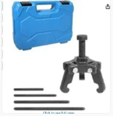 Mühərrik alətləri impeller puller, steering wheel - three-jaw-puller-set-plastic-box