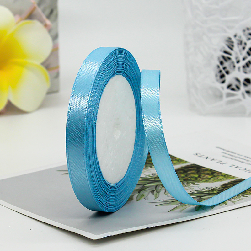 Fábrica al por mayor 1,5 cm cinta de ancho caja de embalaje de dulces cinta decoración de la boda cinta de embalaje de regalo
