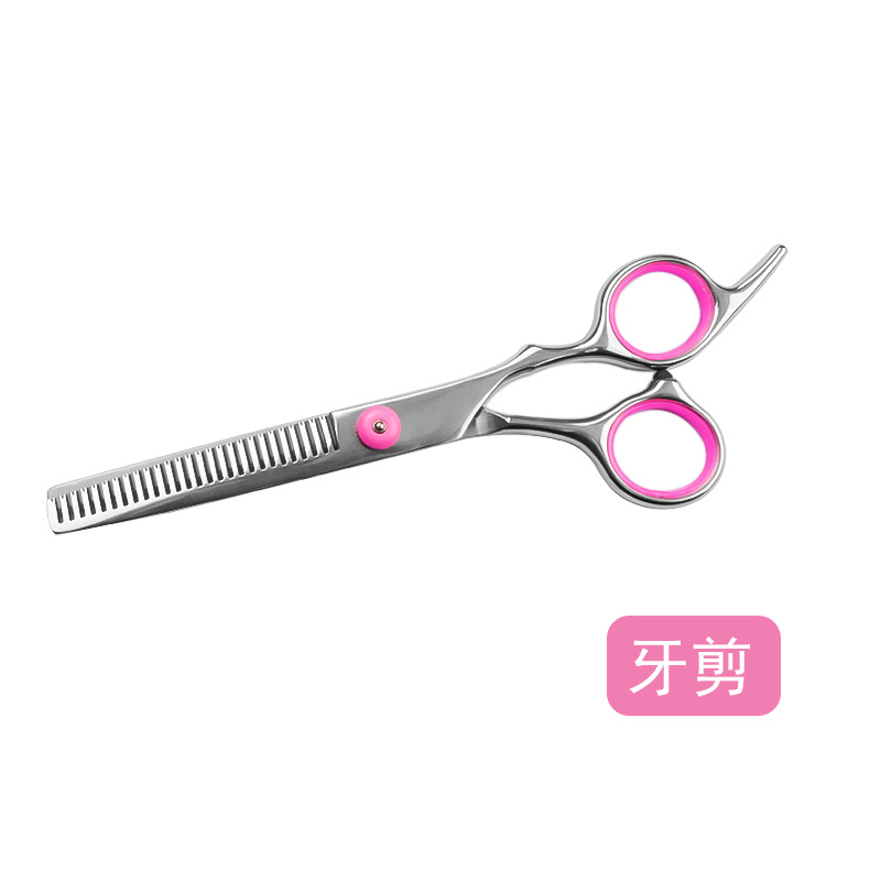 6 인치 업그레이드 된 치아 가위 (파우더 스크류 파우더 핑거 링)