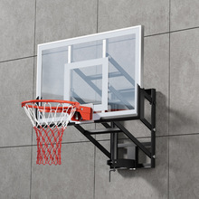 成人挂壁式篮球框手摇升降篮板培训户外电动升降篮球圈室内篮球架