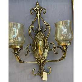 复古轻奢装饰品装饰神灯烛台墙面挂件金属工艺品挂件供奉祭祀用具