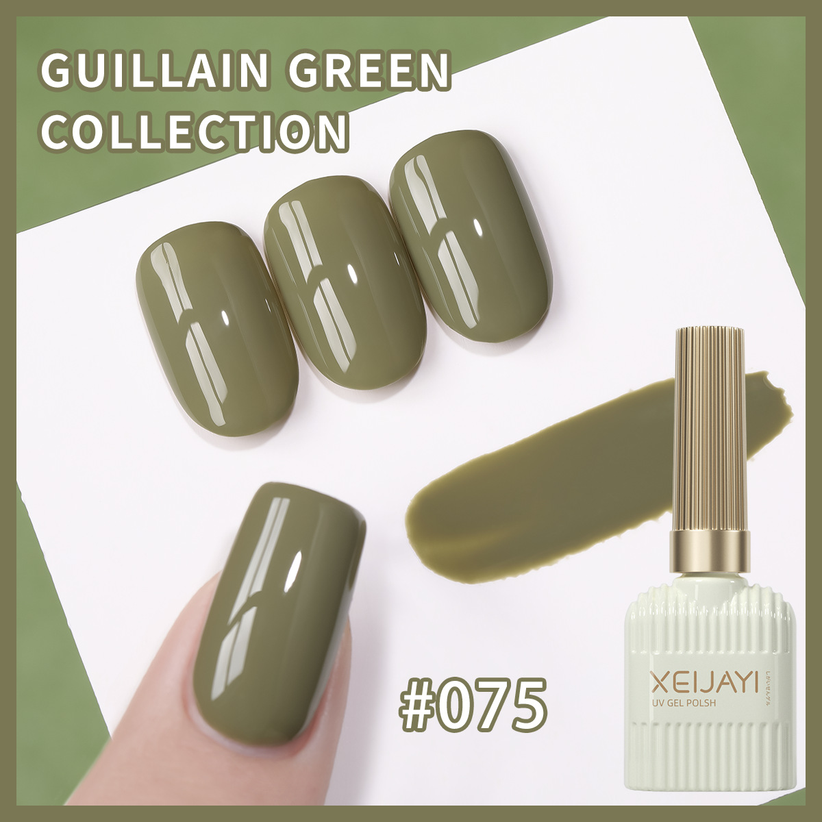 Esmalte de Uñas en Gel de Color Sólido de Secado rápido para Salón de Uñas