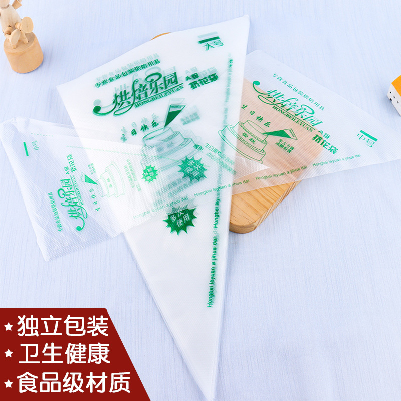 Cream Puff Cookie Decorating Bag Baking Cake One-Time Thickened Extra Large Large Medium Wholesale