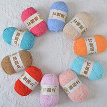 萌萌丫毛线手编线钩编玩偶线毛线团编织手工DIY挂件围巾帽子毛线