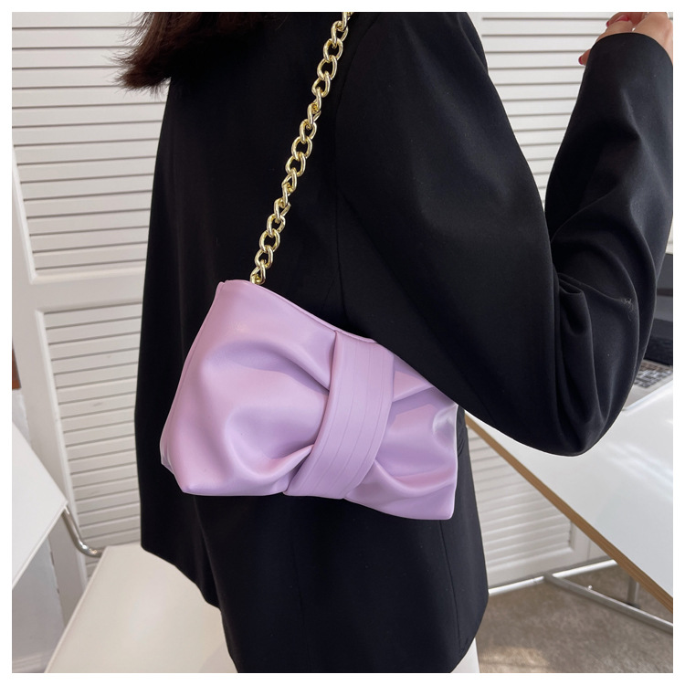 New Messenger Chain Fashion Single Shoulder Underarm Bag20.5*12*6.5cm display picture 3