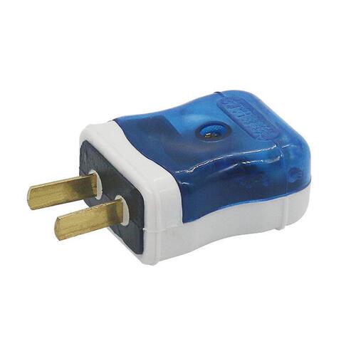 Blue and white fixed plug monitoring accessories male plug power docking plug rotating male air conditioner 220V