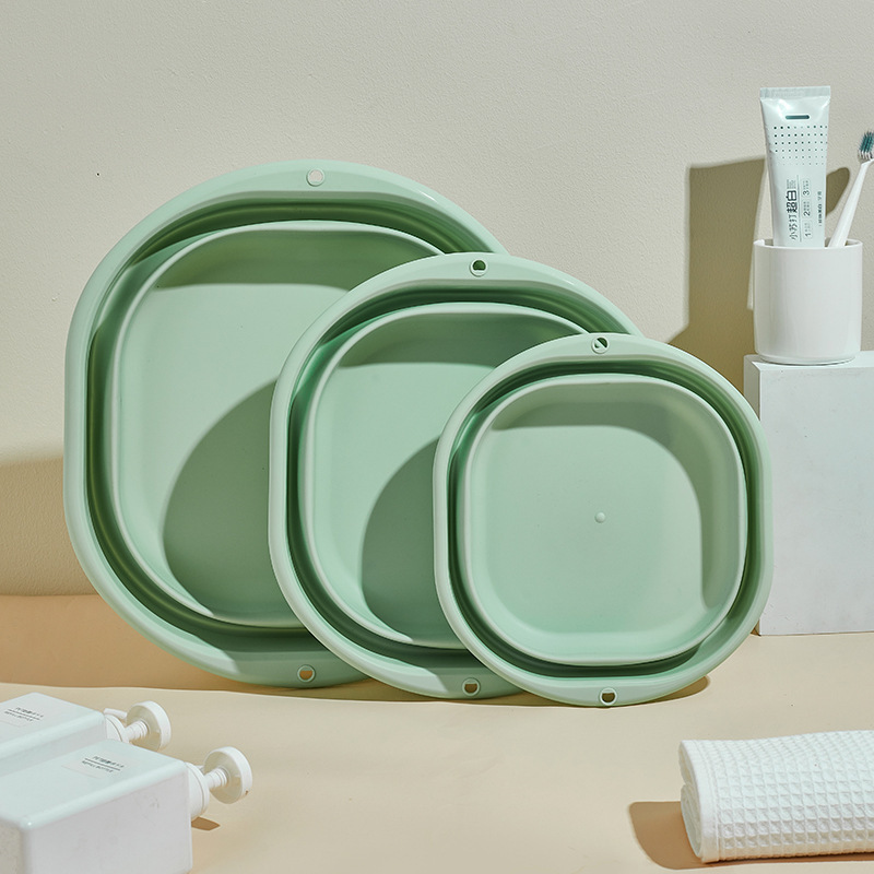折りたたみ洗面器旅行屋外ポータブルベビー洗面器大型家庭用プラスチック洗面器学生寮洗面器|undefined