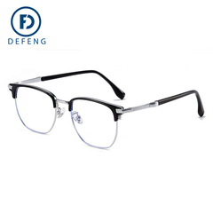 TR48018理工男眉毛框光學鏡架配近視眼鏡框防藍光沙綠藍小紅書