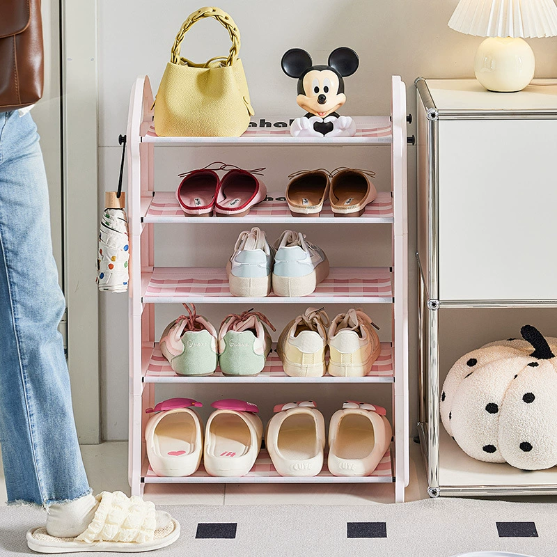 Shoe rack dormitory small simple shoe rack home entrance door multi-layer dust-proof shoe cabinet cute shoe storage rack