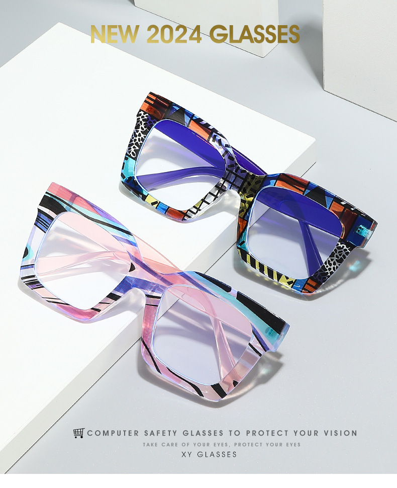 54g Weight Full Frame Glasses Structure Glasses Classification PC Lens Material Square Glasses Style Holiday, Daily Occasion Solid Color Pattern All Seasons Season Unisex Gender Simple Style, Classic Style Style Simple Style Classic Style Solid Color PC Square Full Frame Optical Glasses 无