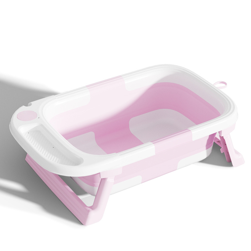 Bañera para bebés de 0 a 3 años, bañera plegable para bebés, venta al por mayor para viajes transfronterizos, bañera portátil para bebés