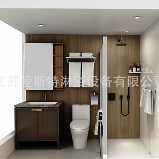整体淋浴房 一体式卫生间带马桶家用隔断玻璃浴房集成卫浴洗澡房
