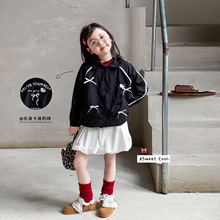 维木童装女童秋装外套2025新款儿童洋气时髦运动套装夹克宝宝衣服