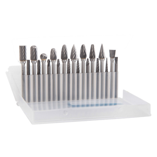 3mm tungsten steel grinding head single grain double grain rotary file tungsten steel milling cutter woodworking wood carving grinding head root carving carving knife