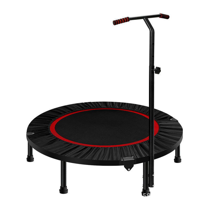 Fábrica de comercio exterior transfronterizo al por mayor trampolín plegable para adultos acondicionamiento físico interior cama de rebote soporte pequeño suministro directo transfronterizo image 7