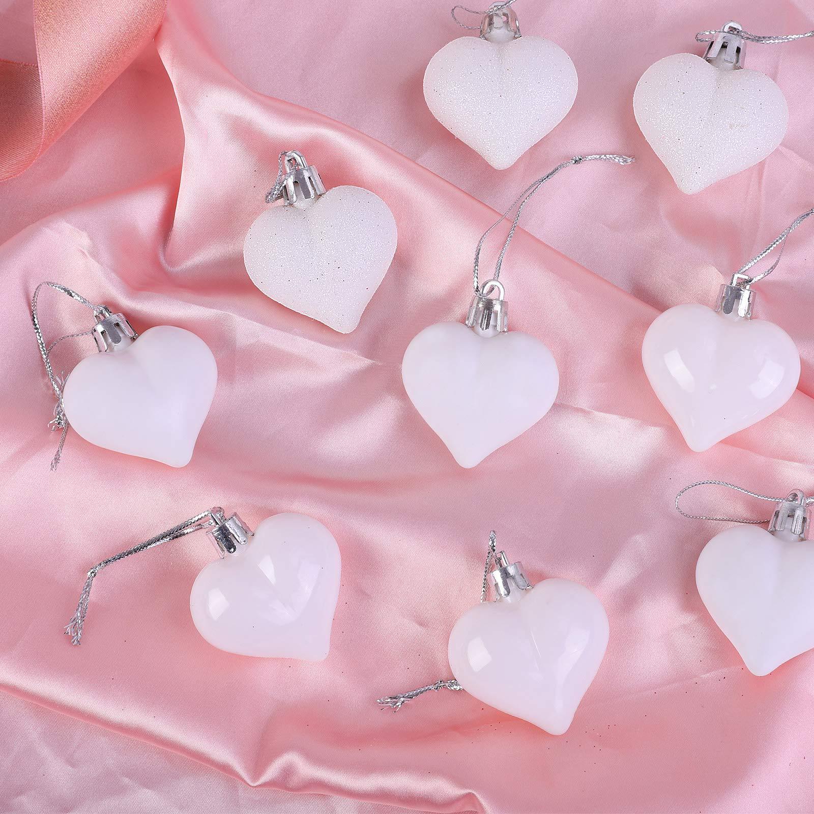 Día de San Valentín 4.5cm 6cm 24 combinación de set de amor guirnaldas de árbol de Navidad propuesta de matrimonio atmósfera colgante