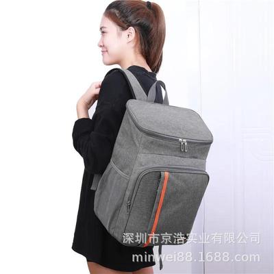 双肩背包加厚保温包户外冷藏箱冰包野餐包大号便携防水外卖送餐箱