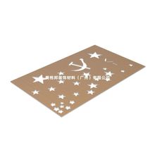 供应3mm4mm异型铝塑板 雕刻 冲孔铝复合板 墙面装饰板材