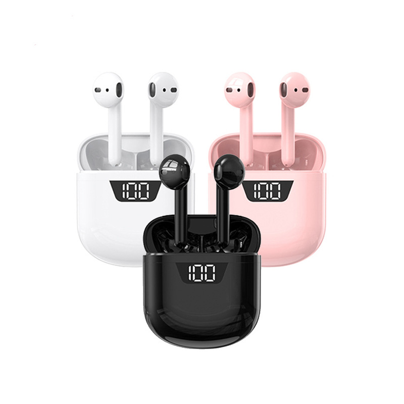 Amazon's New Private Model B55 Bluetooth Headset J55 Power Digital Display Noise Reduction Tws Wireless Headset Source Factory Portable