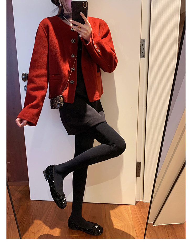 Giày nữ mũi vuông đế thấp đính sequin lấp lánh thắt nơ phong cách thanh lịch — Màu bạc, Màu đen chi tiết 30