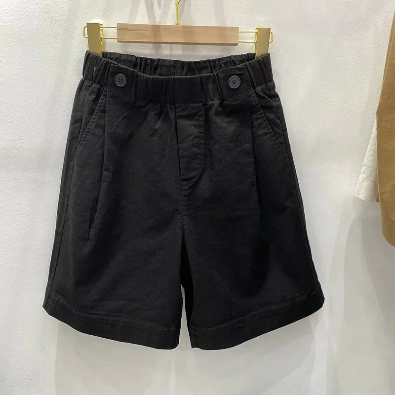 블랙[순면버튼팬츠]