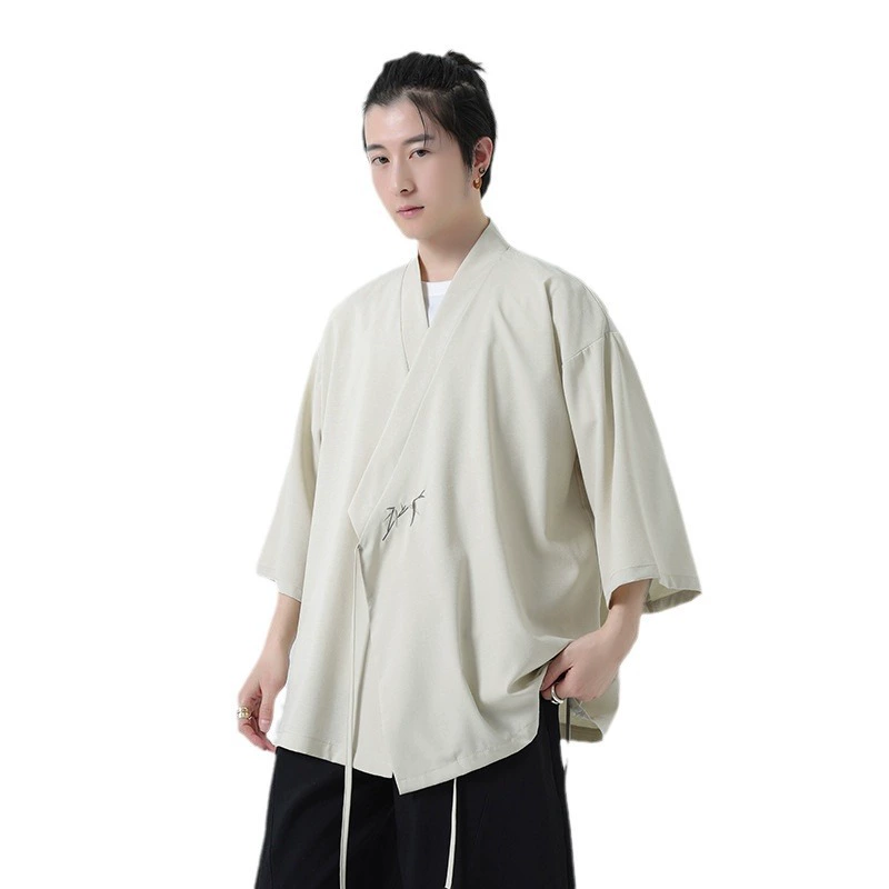 Летний тонкий ханфу, китайский стиль, oversized