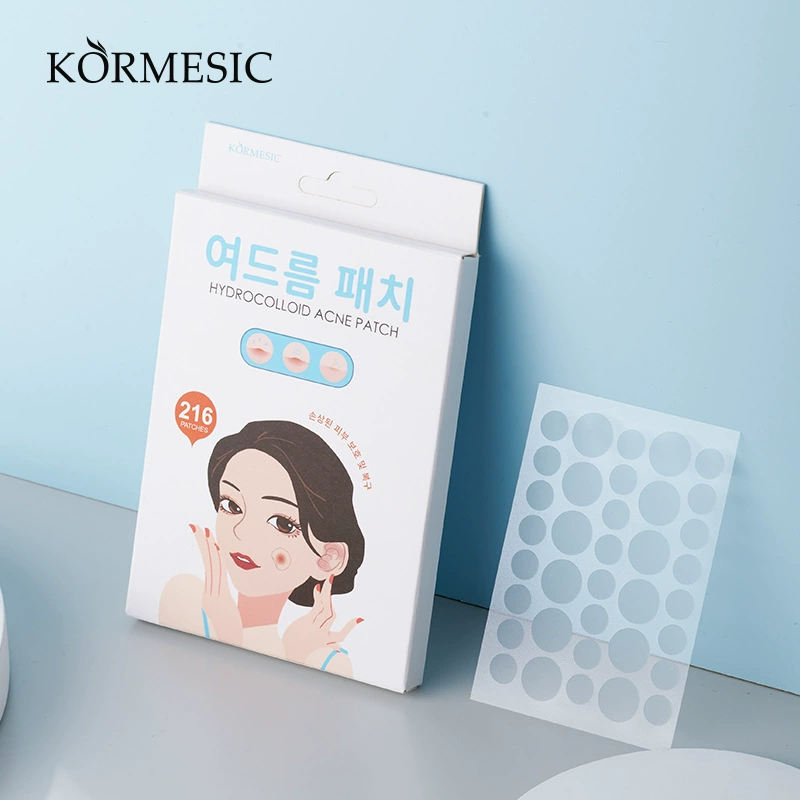 KORMESIC Невидимый вместительный пластырь от прыщей, английский, для импорта, оптом
