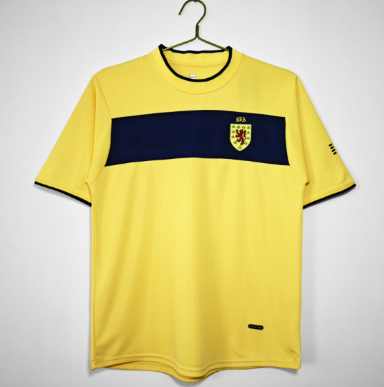 Fila x Scotland Retro 2002/03 Away Chest Band Jersey Yellow