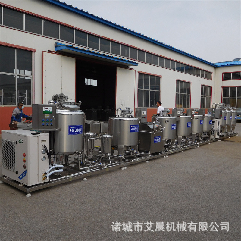 立式发酵罐 巴氏牛奶设备 牛奶生产线 制冷杀菌罐巴氏鲜奶生产线