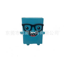 现货卡通可爱搪胶书本摆件 3D周边注塑PVC公仔零钱包卡包
