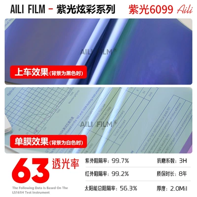 Insulation Magnetic Control Solar Film Color-Changing – Automotive Film - 152m-x-15m-ziguang-6099