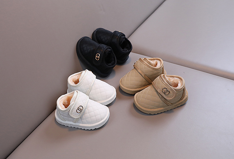 Biezi, plīša kokvilnas sniega zābaciņi, silti ziemas un meiteņu pastaigu apavi, mīksta zole, ūdensnecaurlaidīgi_voghion.com