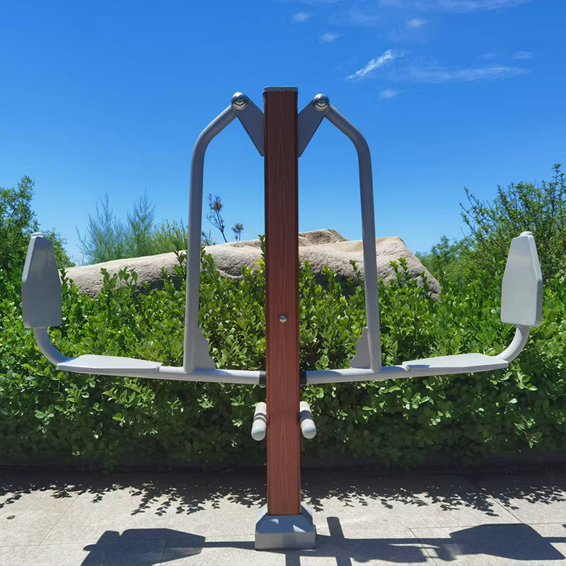 Nuevo estándar nacional al aire libre equipo de acondicionamiento físico de plástico y madera camino de acondicionamiento físico multifuncional integrado equipo de acondicionamiento físico de ancianos equipo de entrenamiento