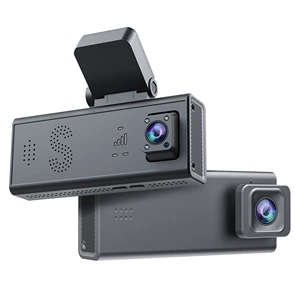 Sərhəddənkənar HD GPS ikili panoramik infraqırmızı gecə görünüşlü parkinq qeydedici kamera