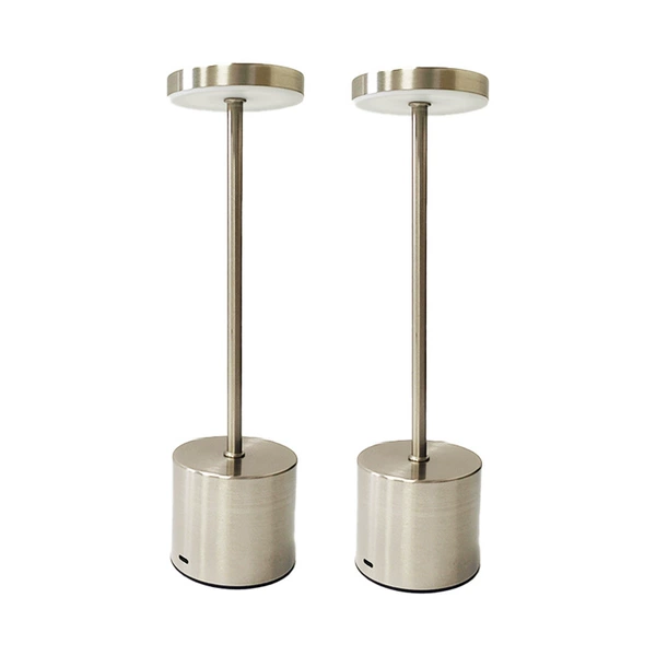 Silver double lamp