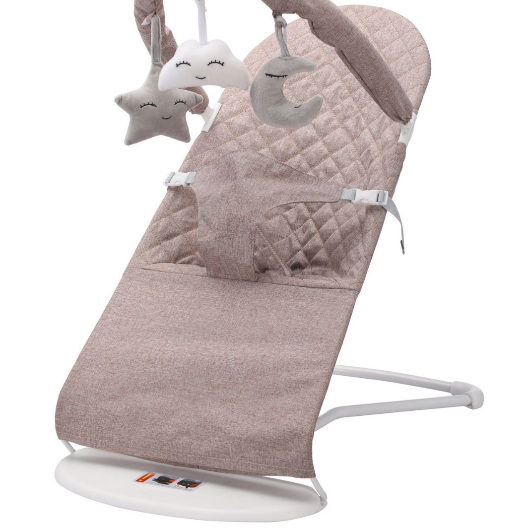 Baby Rocking Chair to Coax Baby to Sleep, Cradle Recliner, Foldable and Adjustable Rocking Chair, Soothing Chair, Baby Rocking Chair
