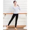 Pure white long-sleeved top + long trousers---Special offer