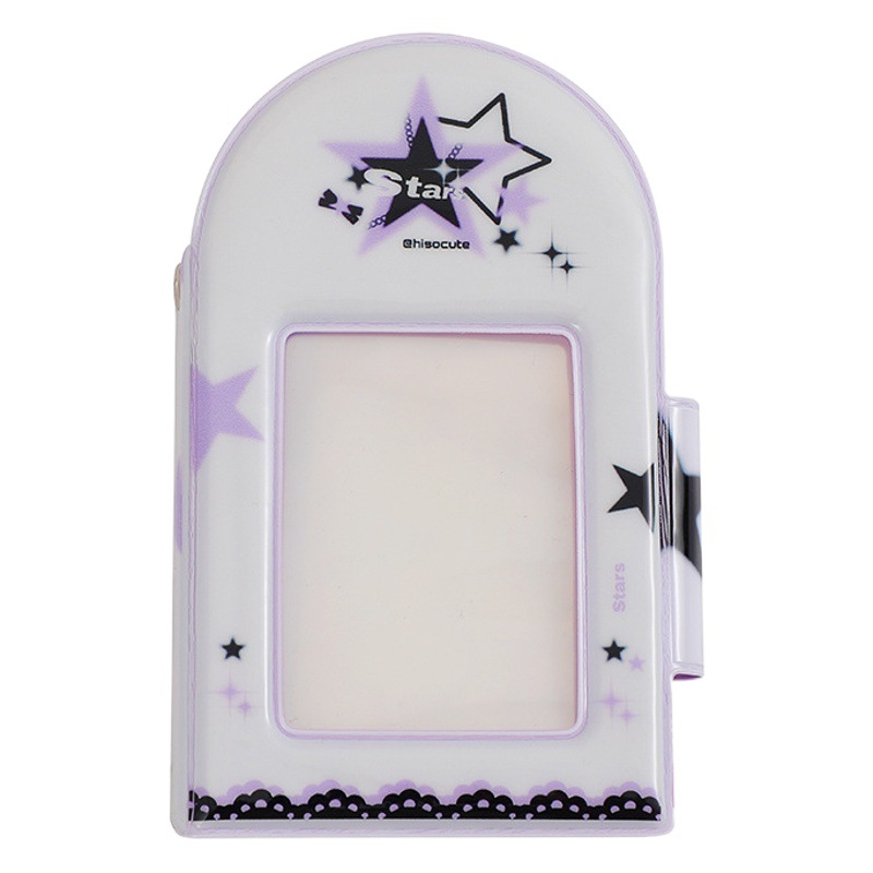 Chica de nicho casera estilo coreano álbum de 3 pulgadas estudiante de 3 pulgadas persiguiendo estrellas libro de tarjetas pequeñas álbum de fotos Polaroid