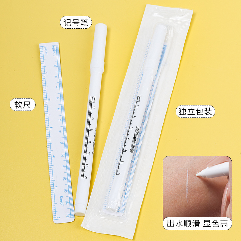Wholesale Tattoo Positioning Pen Semi-Permanent Skin Tattoo Marker Pen Lip Line Eyebrow Design Positioning Pen Auxiliary Tool